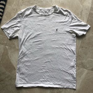 All saints mens white t shirt size L
